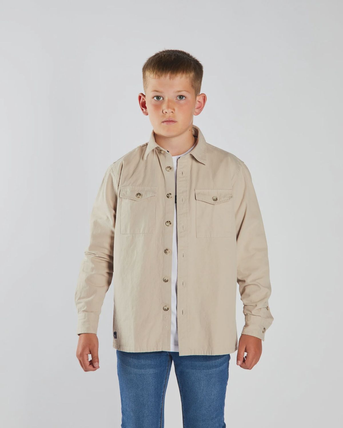 ROWAN OVERSHIRT KIDS SAND DKB 1050256