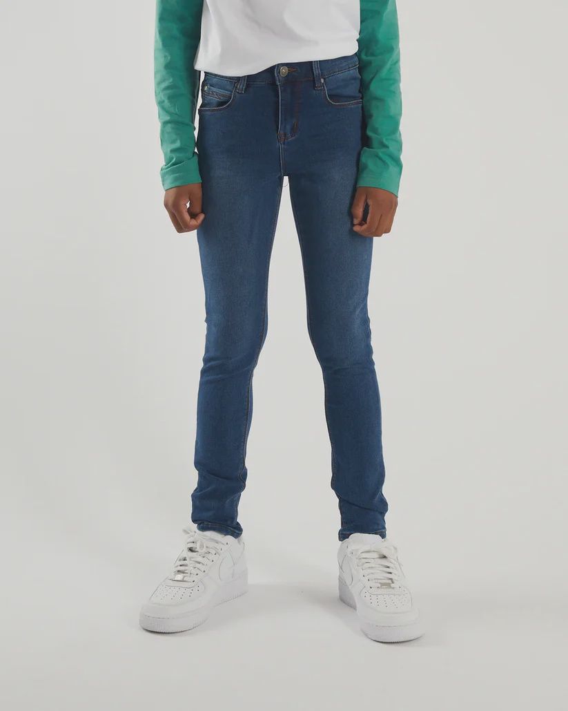 OSMAND SKINNY KNITTED JEAN KIDS MID WASH DKB 987086