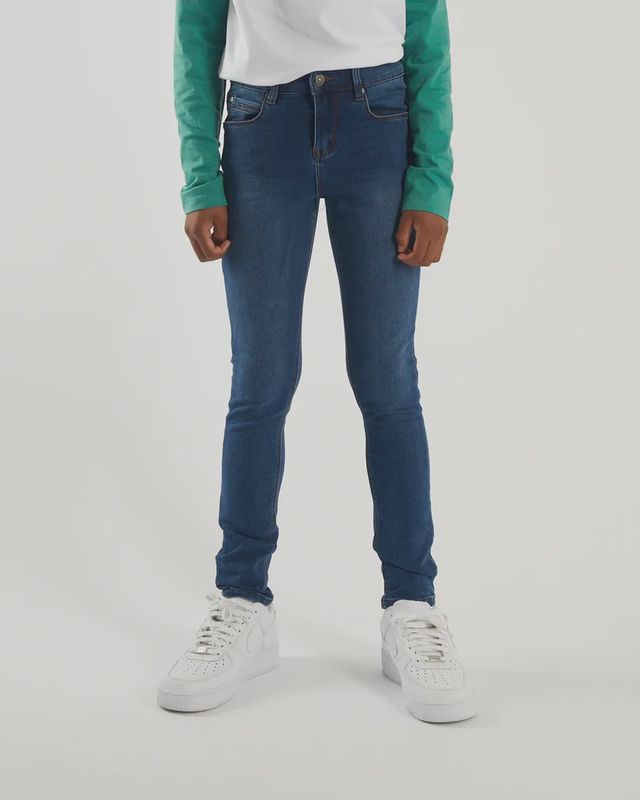 OSMAND SKINNY KNITTED JEAN KIDS MID WASH DKB 987086