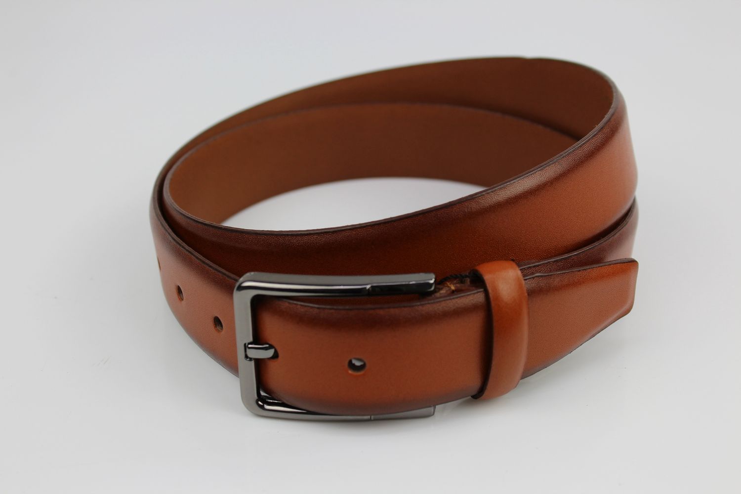 CYPRUS LEATHER TROUSER BELT SWBL 1004 LIGHT TAN