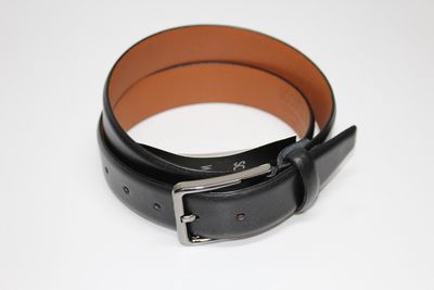 CYPRUS LEATHER TROUSER BELT SWBL 1004 BLACK