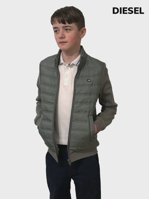 GIBSON ZIP THROUGH KIDS OLIVE DKB 1019636