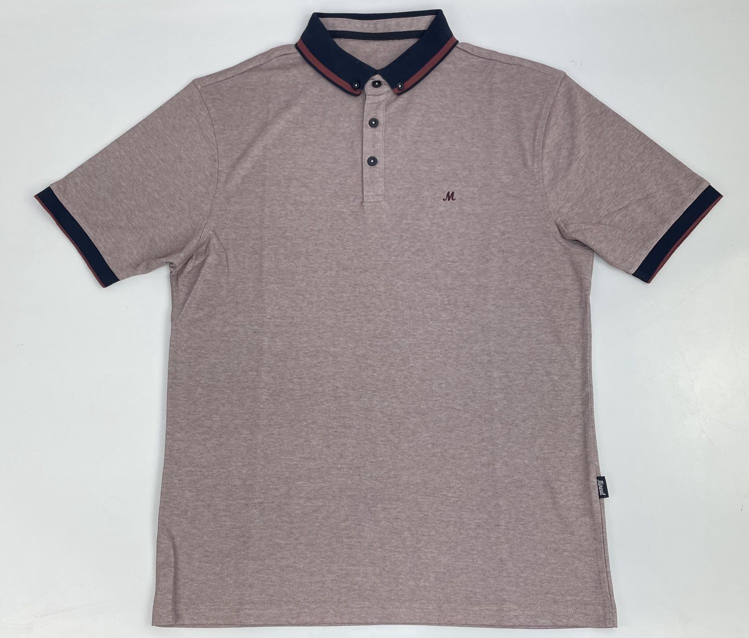 ML213115 MARIX 50/50 COTTON ACRYLIC POLO BURGUNDY