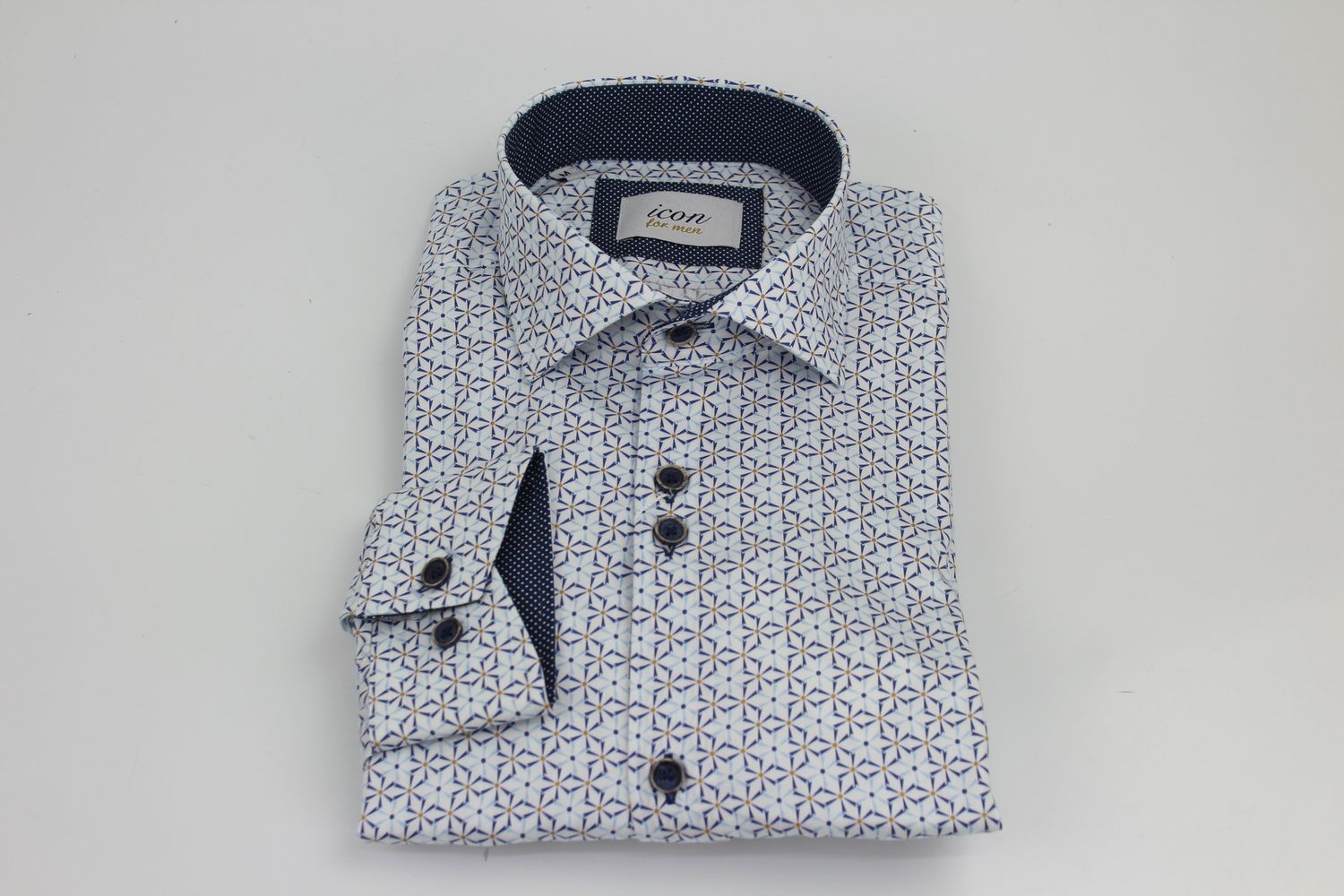 ADVISE TAILORED ICON SHIRT ICN088 BLUE