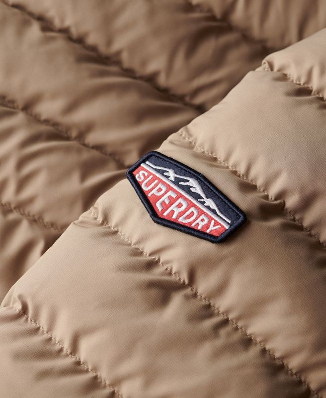 SUPERDRY HOODED FUJI PADDED JACKET WINTER TWIG BEIGE M5012290A