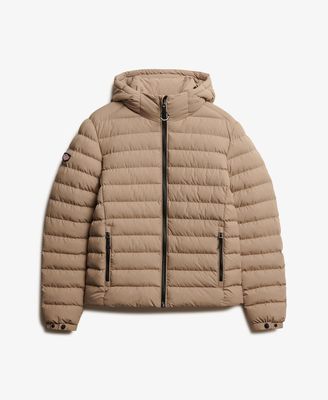 SUPERDRY HOODED FUJI PADDED JACKET WINTER TWIG BEIGE M5012290A