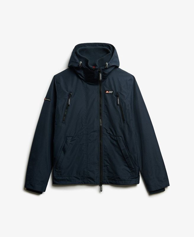 SUPERDRY HOODED MTN WINDBREAKER JACKET ECLIPSE NAVY M5012100A