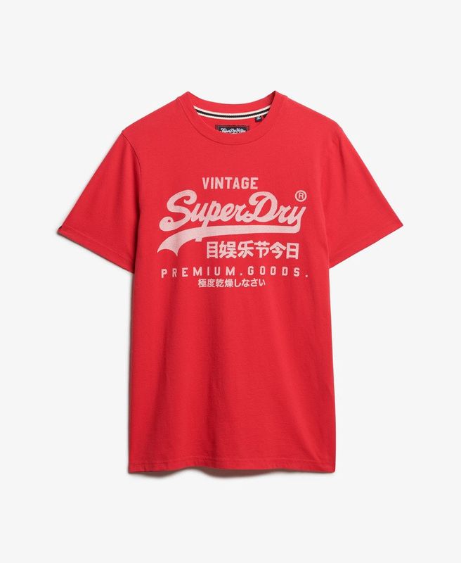 SUPERDRY VL CLASSIC TEE INDIANA RED M1012326A