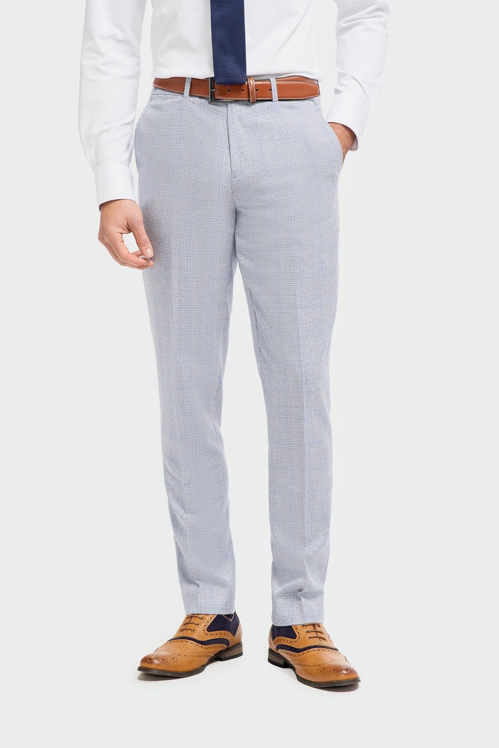 MENS CARIDI TROUSERS SKY