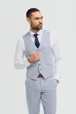 MENS CARIDI WAISTCOAT SKY