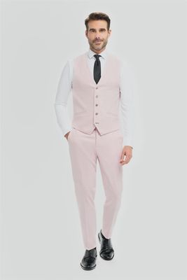 MENS TROPEZ WAISTCOAT MAUVE
