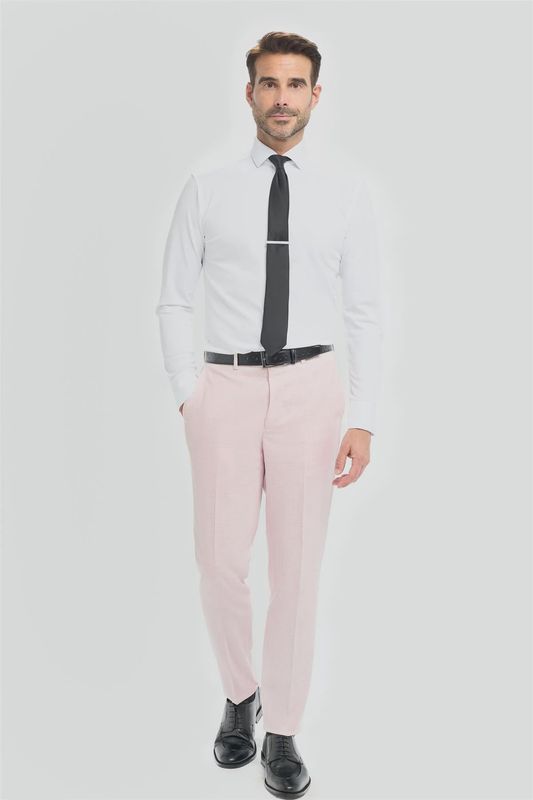 MENS TROPEZ TROUSERS MAUVE