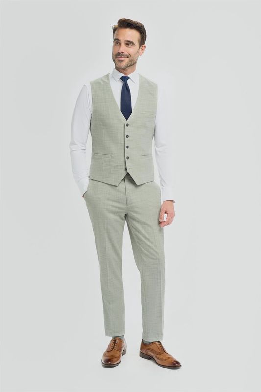 MENS CAMDEN WAISTCOAT SAGE