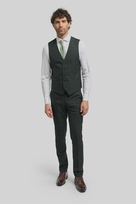 MENS CARIDI WAISTCOAT OLIVE
