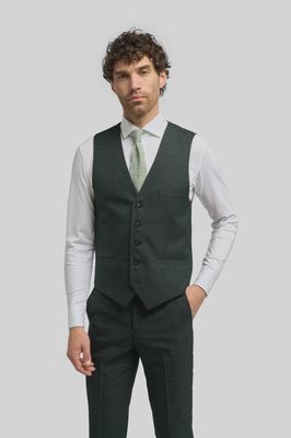 MENS CARIDI WAISTCOAT OLIVE