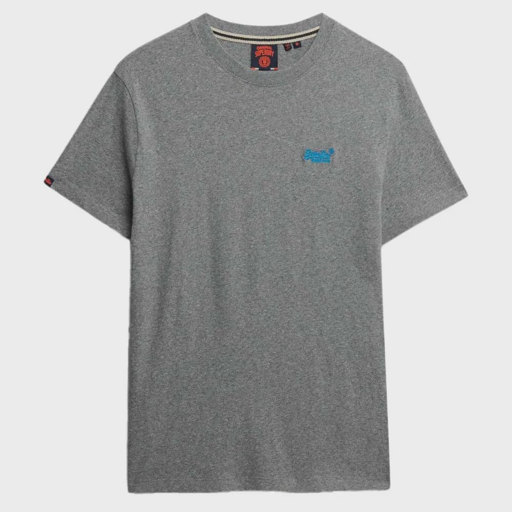 SUPERDRY ESSENTIAL LOGO EMB TEE NOOS GREY MARL/BLUE 1011245A