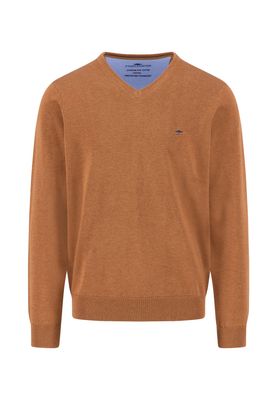 1514 211 FYNCH HATTON V NECK SUPERFINE 804 HAZEL