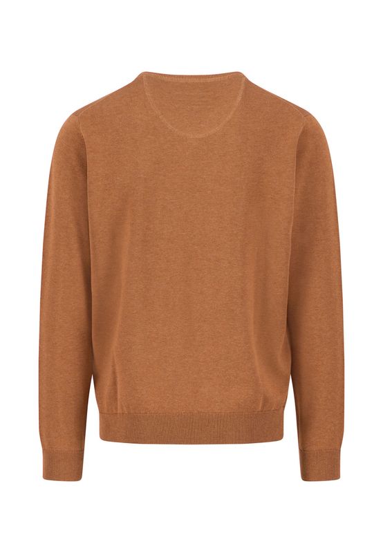 1514 211 FYNCH HATTON V NECK SUPERFINE 804 HAZEL