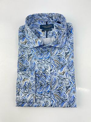 LS76708 GUIDE LS SHIRT WHITE BLUE