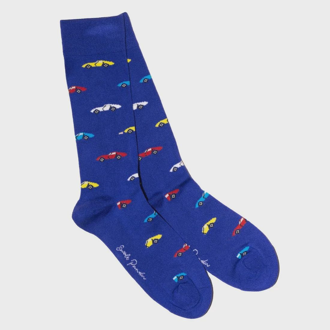 SWOLE PANDA SP492 BLUE CLASSIC CAR SOCKS