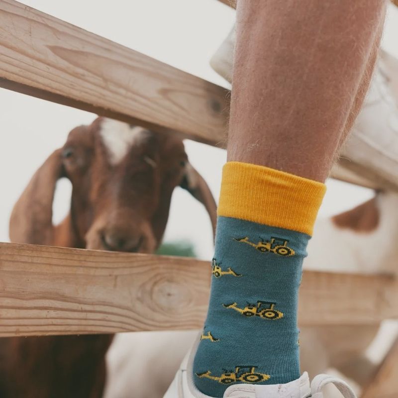 SWOLE PANDA SP479 YELLOW DIGGER SOCKS