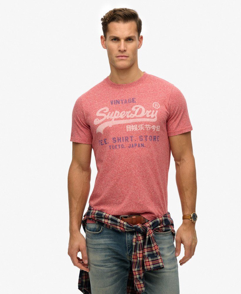SUPERDRY VL CLASSIC RELAXED TEE MID RED GRIT M1012203A