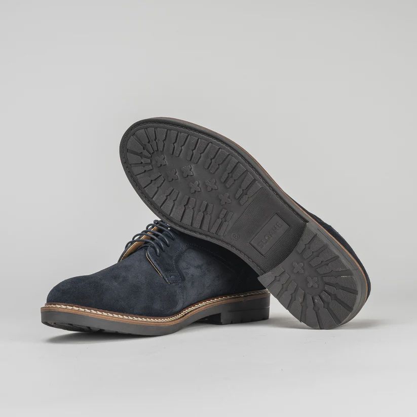 ELLIOTT SUEDE LACE UP SHOE NAVY 21009
