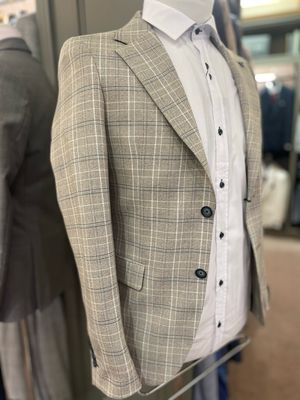 CHARLES  TAILORED JACKET STONE