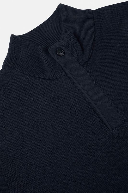 BENETTI ROSS 1/4 ZIP NAVY