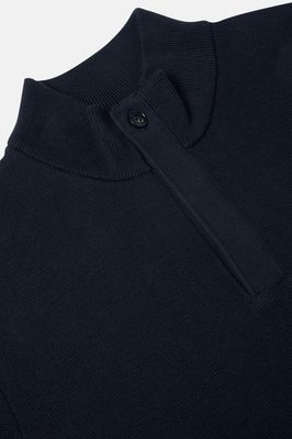 BENETTI ROSS 1/4 ZIP NAVY