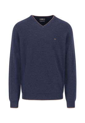 1509 221 FYNCH HATTON V/NECK KNIT COL 690