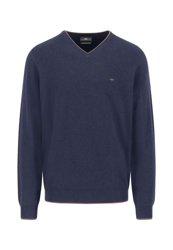 1509 221 FYNCH HATTON V/NECK KNIT COL 690