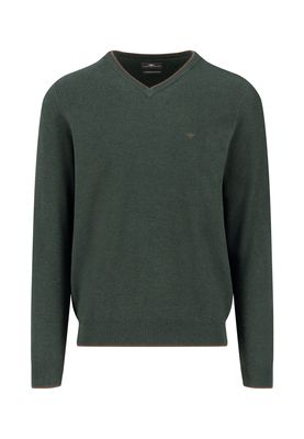 1509 221 FYNCH HATTON V/NECK KNIT COL 737