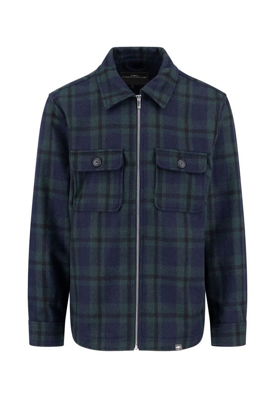 1510 2507 FYNCH HATTON OVERSHIRT CHECKED JACKET COL 688