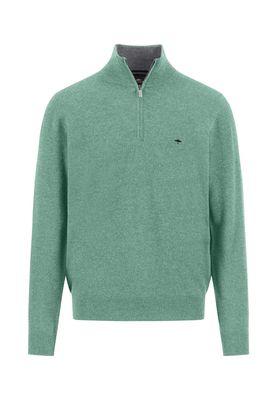 1514 802 TROYER ZIP MERINO CASHMERE COL 734