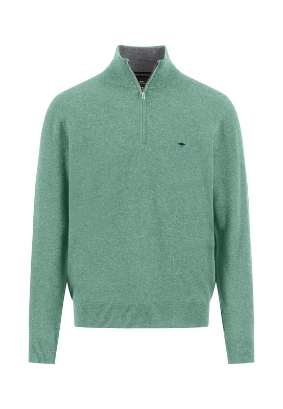 1514 802 TROYER ZIP MERINO CASHMERE COL 734