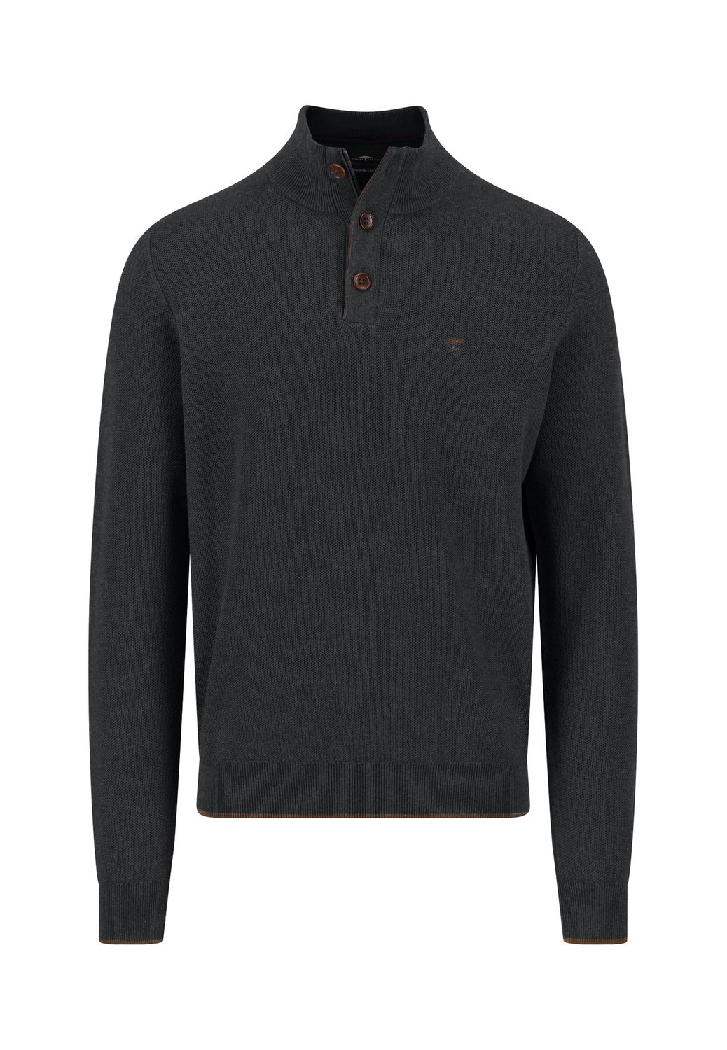 1514 219 TROYER BUTTON KNIT COL 999