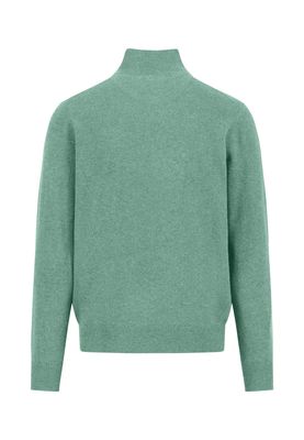 1514 802 TROYER ZIP MERINO CASHMERE COL 734
