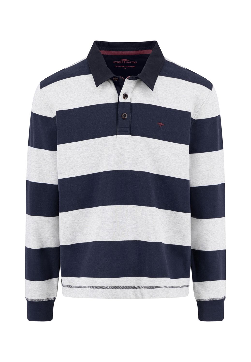 1514 1363 FYNCH HATTON SWEAT RUGBY STRIPED COL 685