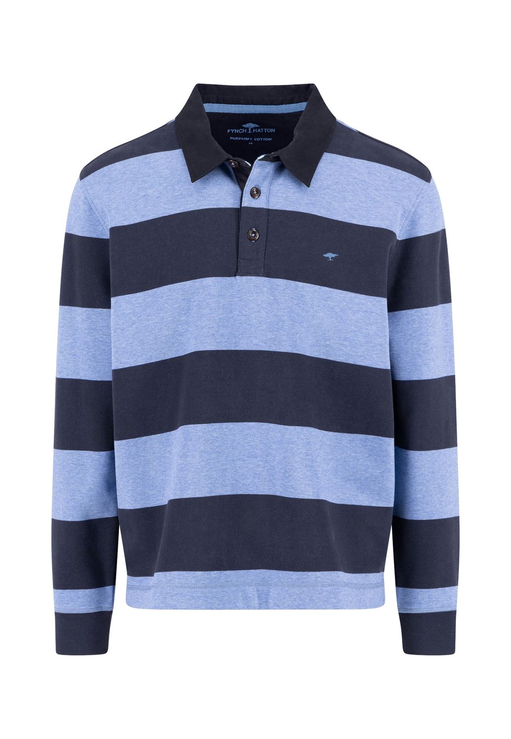 1514 1363 FYNCH HATTON SWEAT RUGBY STRIPED COL 604