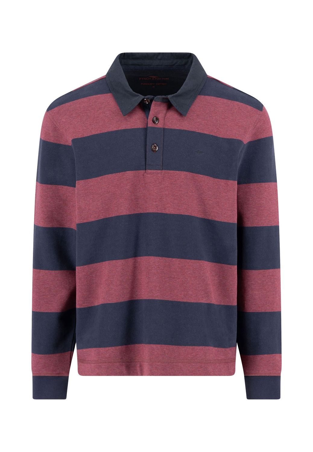 1514 1363 FYNCH HATTON SWEAT RUGBY STRIPED COL 368