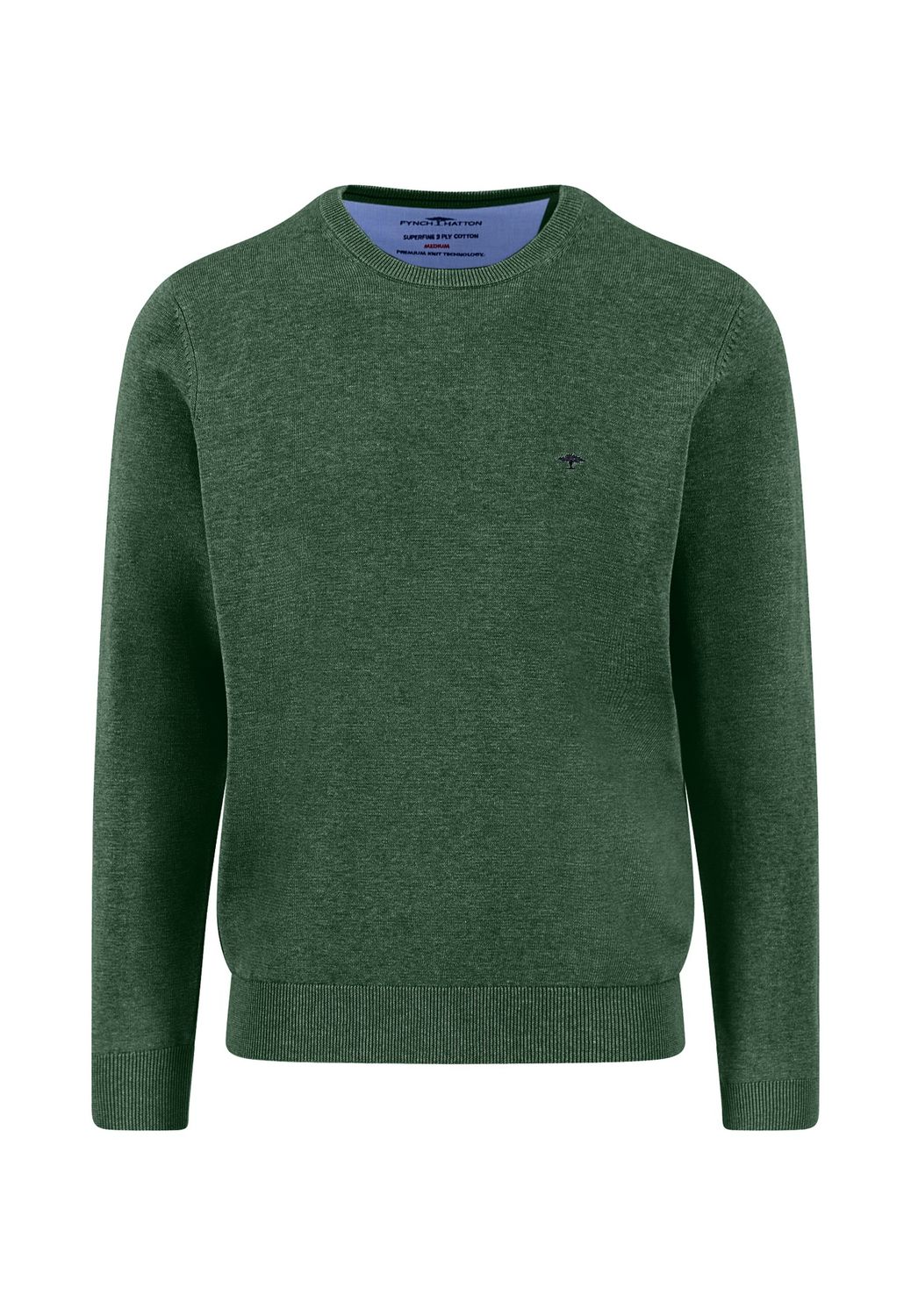 1514 210 FYNCH HATTON O NECK KNIT COL 736