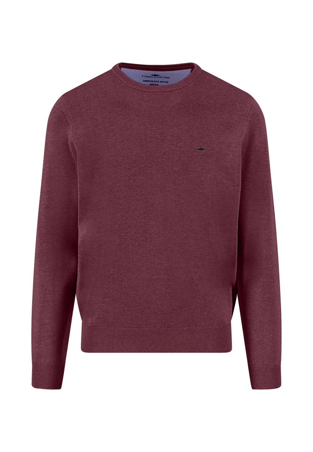 1514 210 FYNCH HATTON O NECK KNIT COL 368