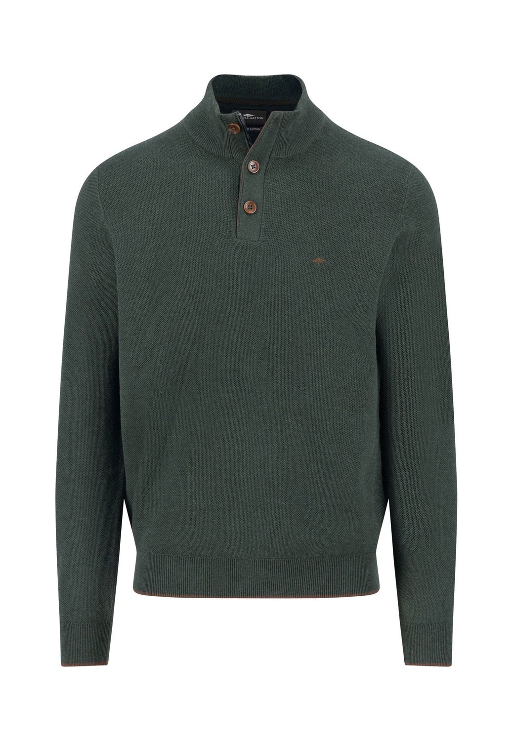 1514 219 TROYER BUTTON KNIT COL 737