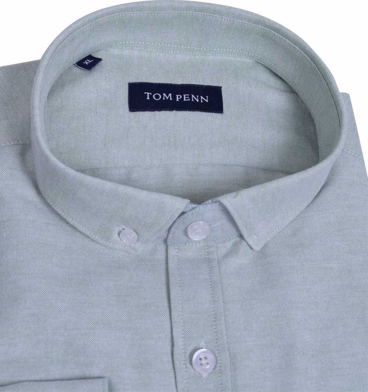 TOM PENN L/S SHIRT KHAKI TP330