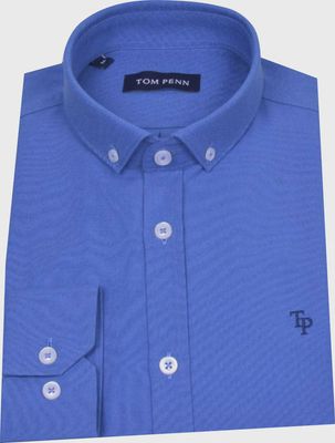 TOM PENN L/S SHIRT COBALT TP330