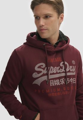 SUPERDRY VL DUO CLASSIC HOOD PORT RED M2014380A