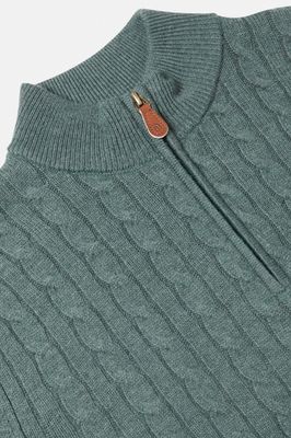 BENETTI GRANT 1/4 ZIP SAGE
