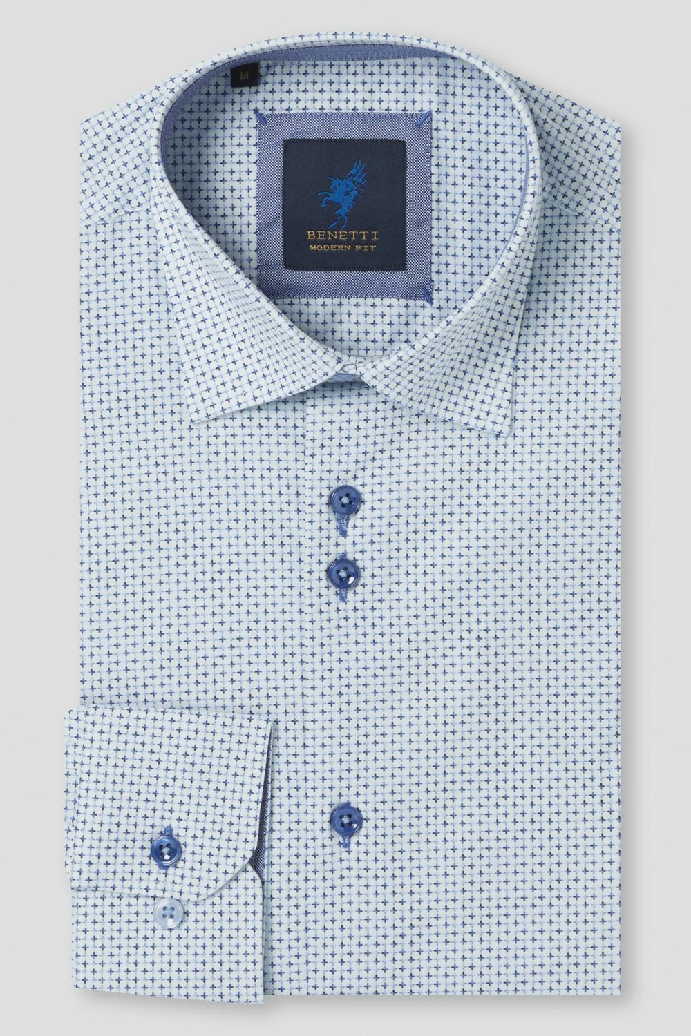 KEVIN CASUAL SHIRT BLUE M/F