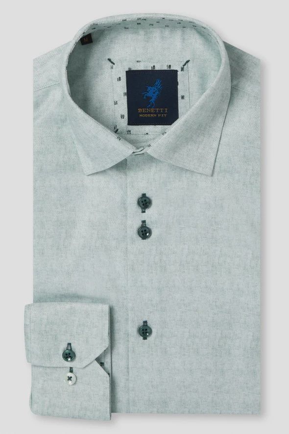 FELIX CASUAL SHIRT FOREST M/F